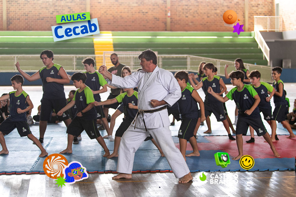 Você está visualizando atualmente Aula de Karatê 🥋😄